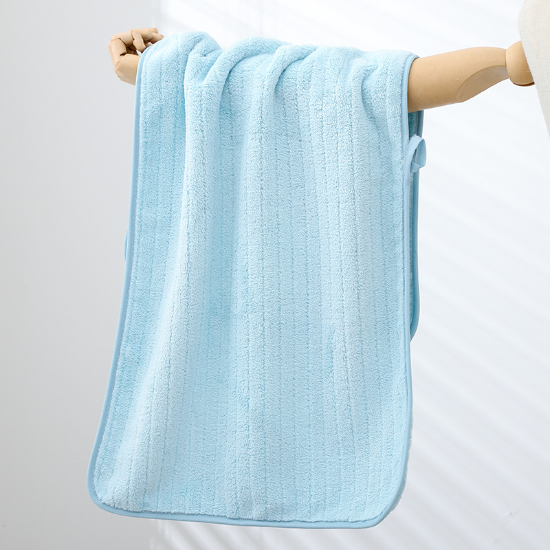 Picture of Towel wholesale factory thickened adult household coral fleece towel soft absorbent one-piece delivery shake fast same style