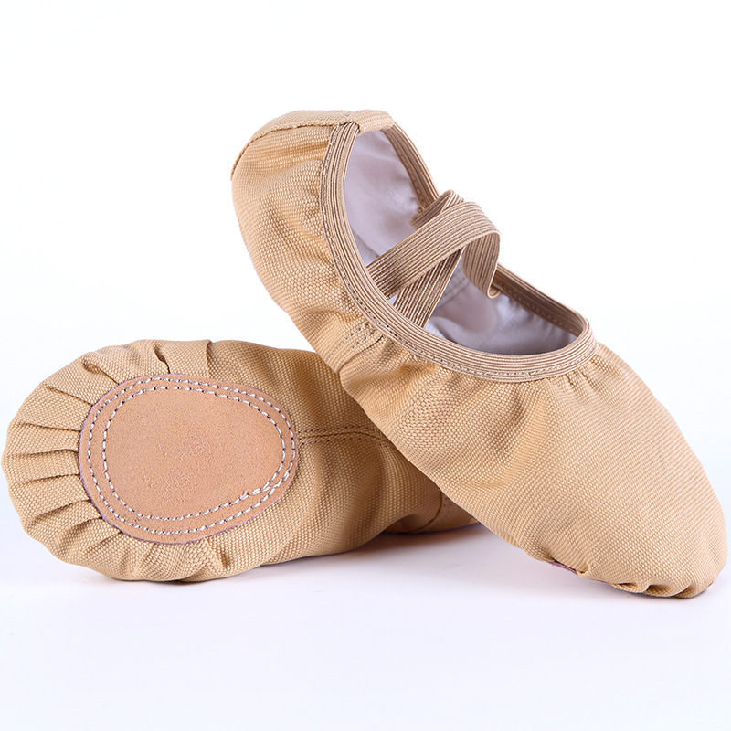 Picture of Si Tang lace-free dance shoes women's soft-soled exercise shoes adult yoga shoes cat claw shoes ballet shoes body shoes