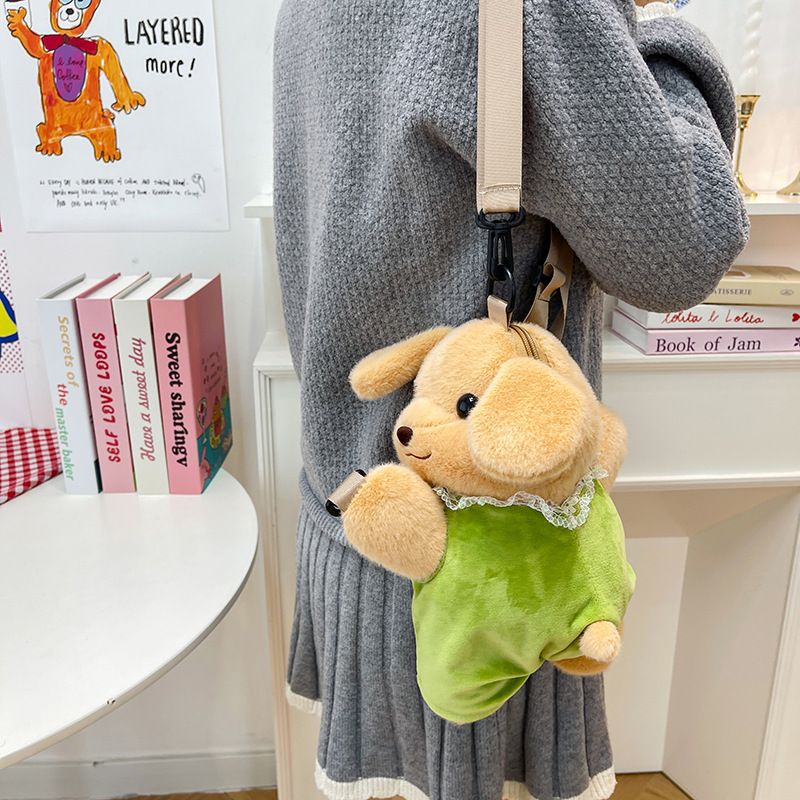 Picture of Plush Backpack Sambelle Doll Schoolbag Cute Cartoon Doll Small Backpack Multi-purpose Girl Crossbody Bag