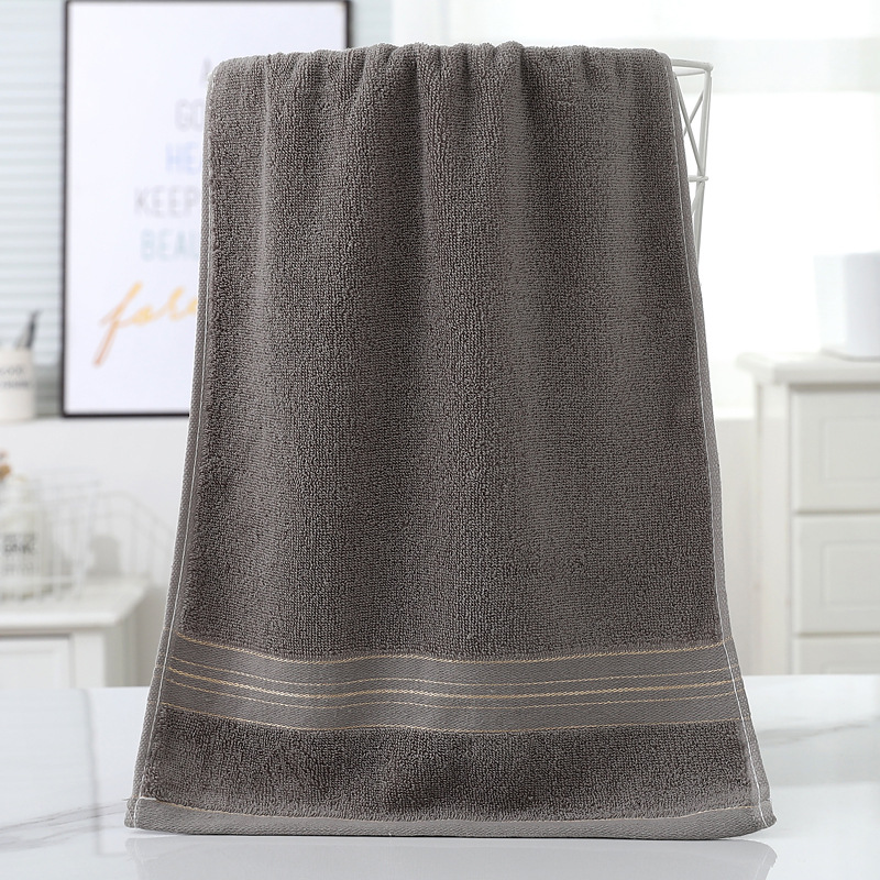 Picture of Towel factory wholesale household thickened cotton face towel checkered cotton towel gift embroidered logo