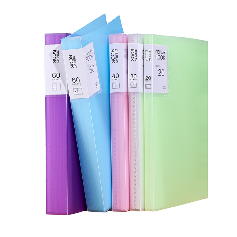 Picture of A4 information book multi-layer transparent insert folder student examination paper storage folder B ultrasound pregnancy test storage book music folder