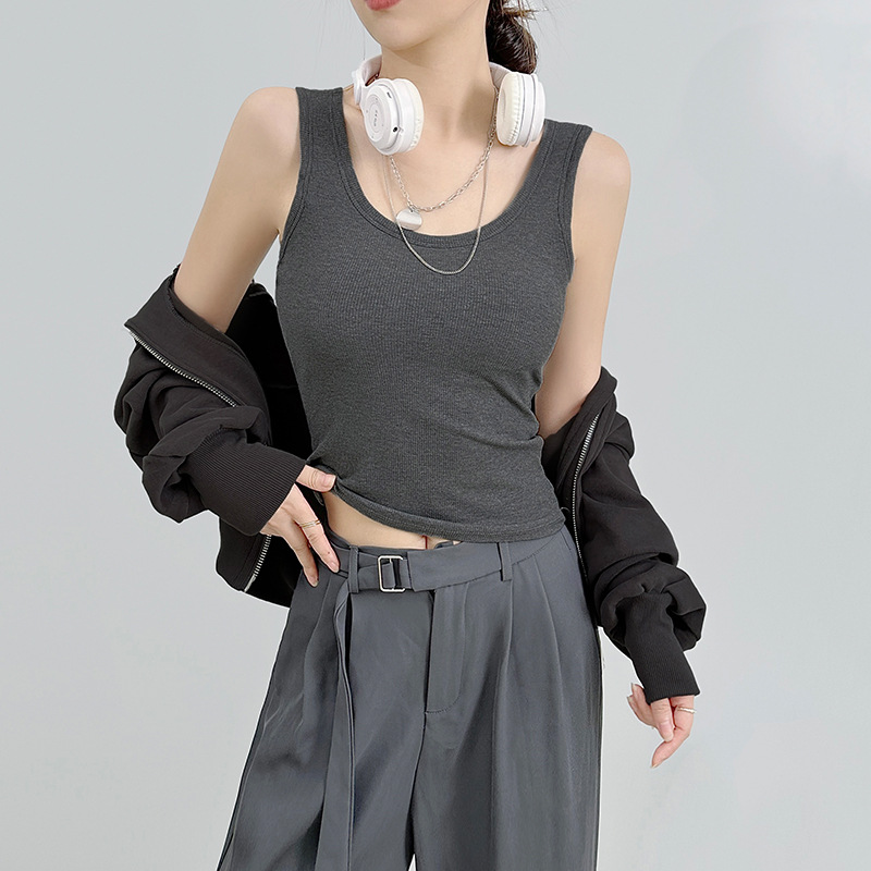 Picture of Women's Winter Slim-Fit Camisole with Chest Pads, Inner Layer for Warmth