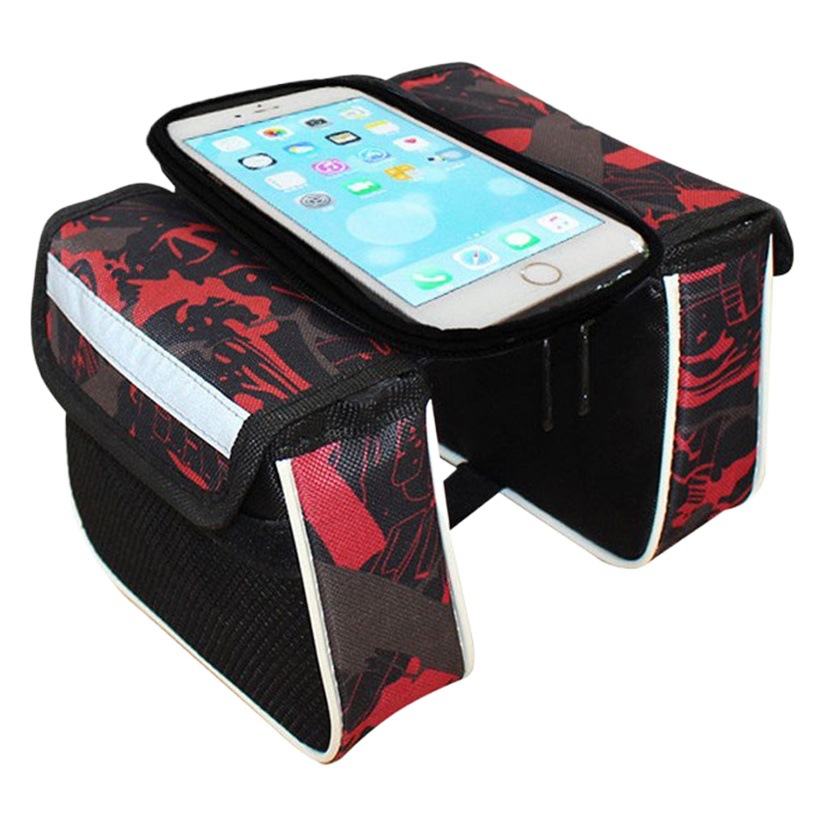 Mobile Phone Touch Screen Bag Bicycle Bag Front Beam Bag Riding Equipment Saddle Bag Car Front Bag Mountain Bike Top Tube Bag