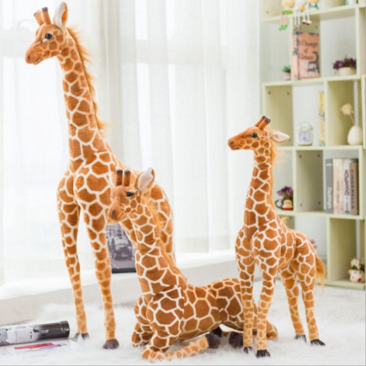 Picture of Giraffe Doll Plush Sika Deer Fawn Photography Props for Children Surprise Gift