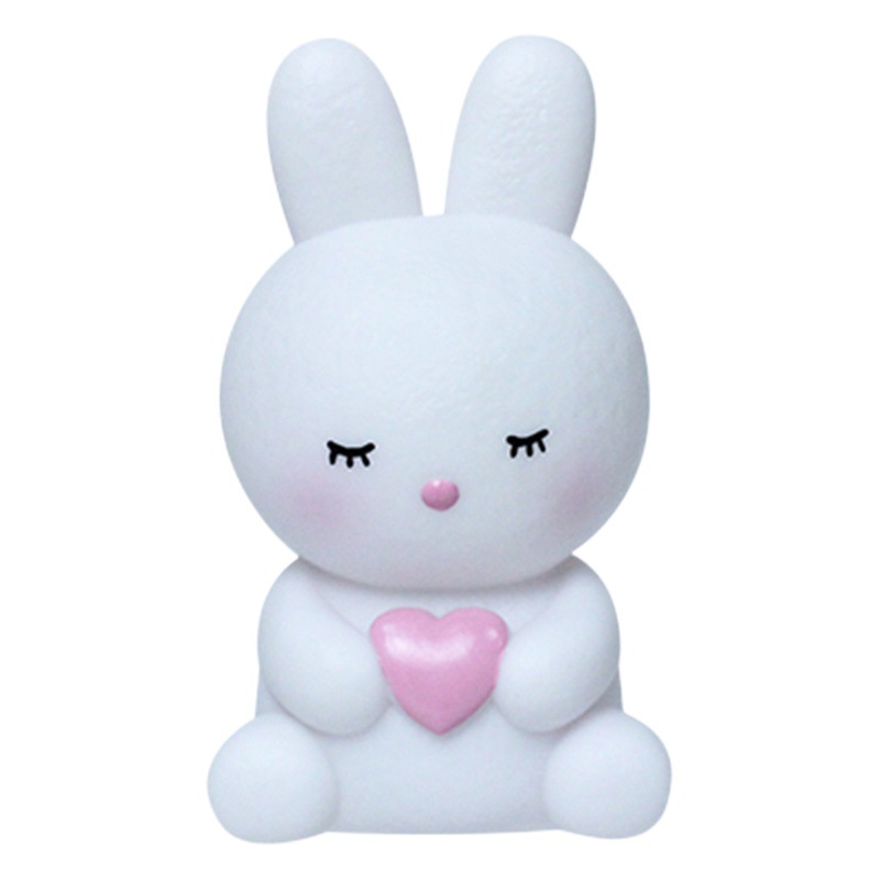 Cross-Border Cartoon Cute Rabbit Night Light Children's Bedroom Luminous Toy Bedside Night Table Lamp Night Market Stall Lamp