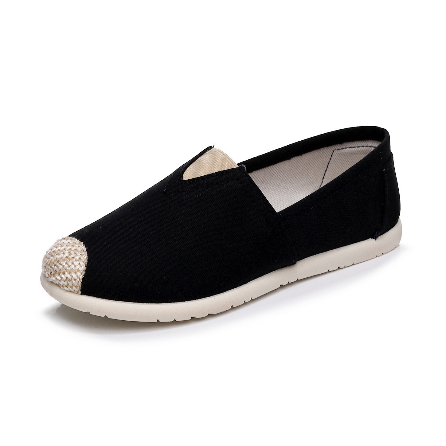 Picture of Spring New Style Old Beijing Cloth Shoes Women's Soft-Soled Lazy Shoes Canvas Foreign Trade Shoes Fisherman's Shoes Korean Version Versatile