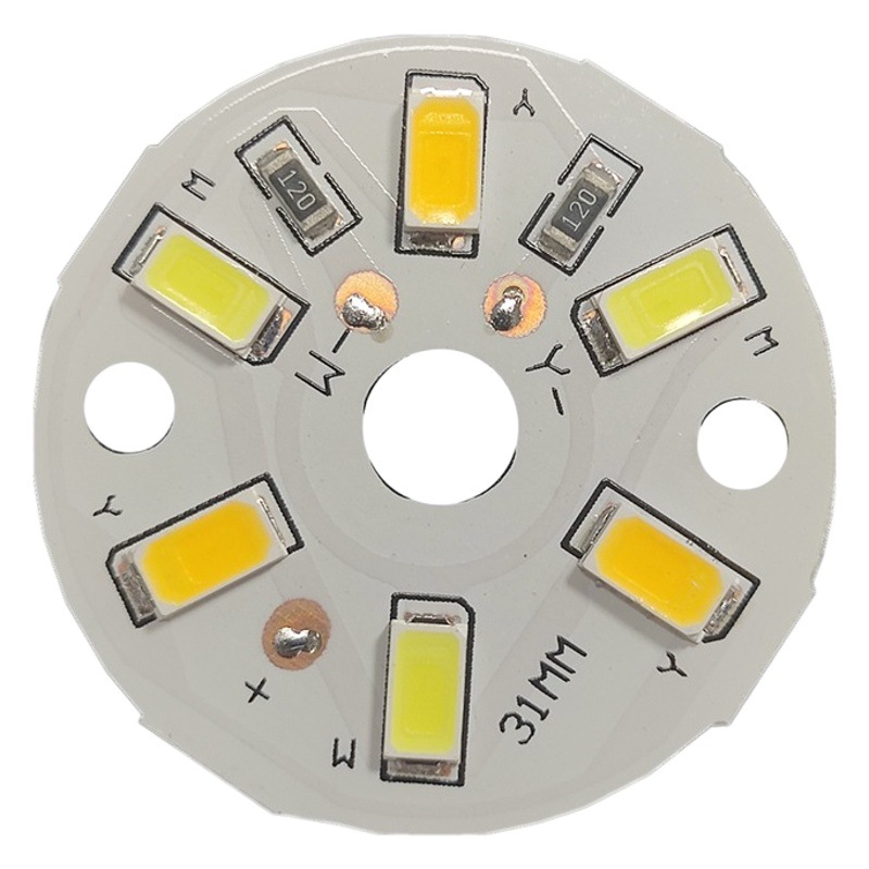 Mirror headlight led table lamp night light beech wood lamp base light source 5V lamp board low voltage double color temperature lamp module