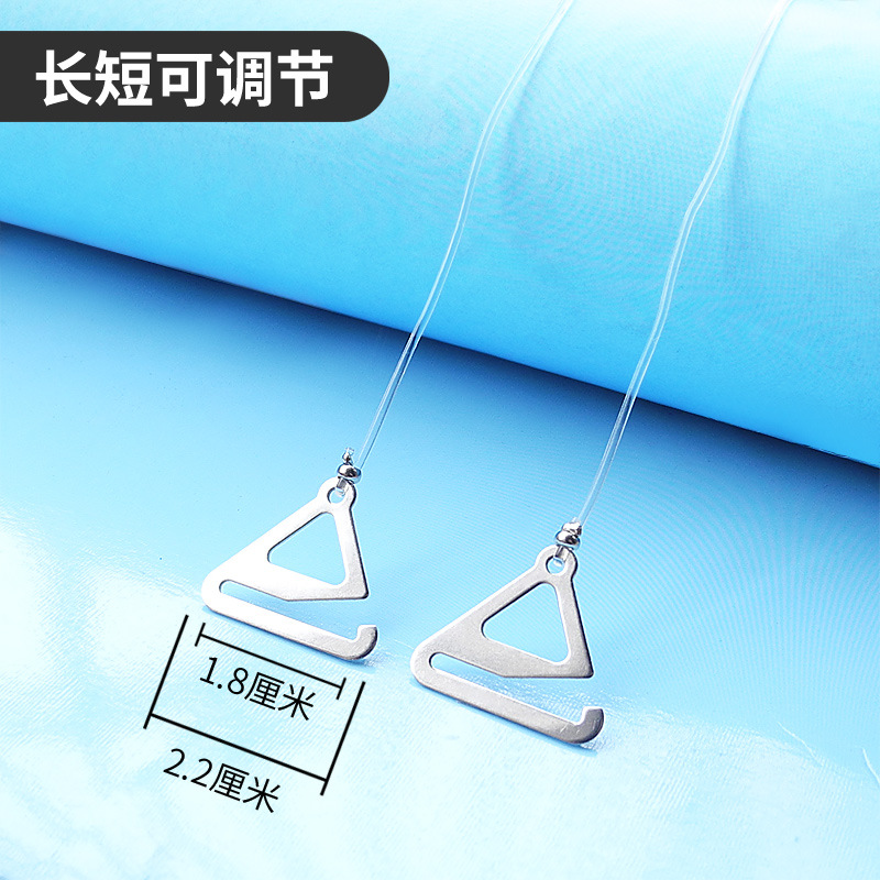 Picture of 0.1cm Seamless Transparent Shoulder Strap Fishing Line Ultra-Fine Invisible Non-Slip Bra Intimates with Beautiful Back Dual-Use Round Line in Stock