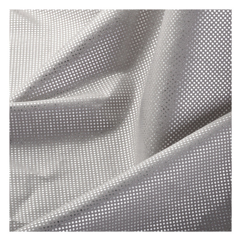 Ready Stock Four-Way Stretch Gold Foil Polyester Car Sunshade Fabric Gold Foil Curtain Fabric Luggage Fabric