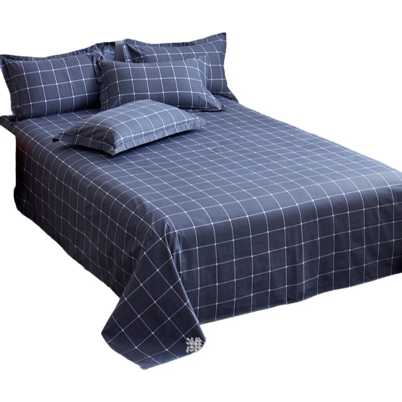 Picture of Factory Bed Sheets Thickened Scrub Bed Sheets Single Piece Student Dormitory Bed Sheets Scrub Bed Sheets for Single Bed