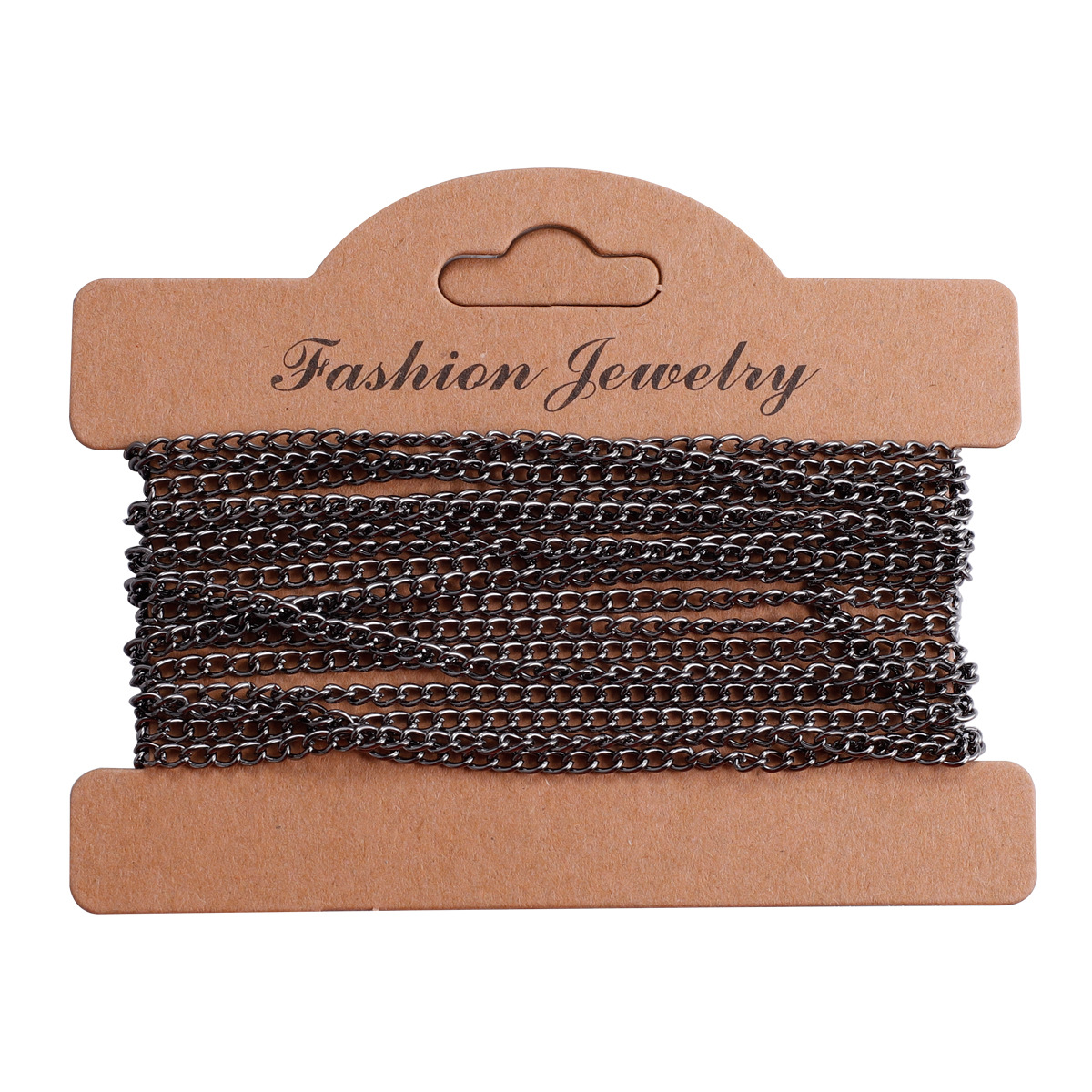 Picture of 2.5mm 3.5mm flat secret chain Handmade DIY jewelry necklace bracelet 3 M chain iron plated 9 colors optional