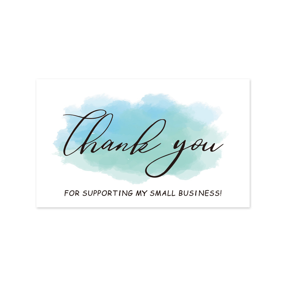 Picture of Amazon Cross-Border Wholesale Pink Thank You Card Coated Paper Card Thank You Gift Card Packaging Card