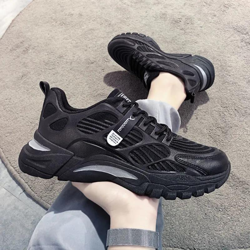 Picture of Spring and Summer Sports Shoes, Men's Dad Shoes, Breathable Student Casual Shoes, Korean Style Trendy Versatile Inner Heightening Running Shoes
