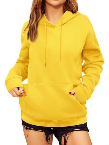 Picture of Cross-border women's clothing Amazon wish European and American foreign trade independent station 2025 autumn and winter fleece-lined loose hooded women