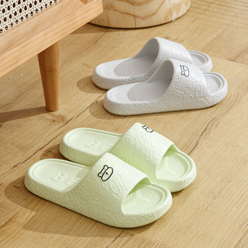 Picture of Sandals for Female Couples to Wear at Home, Cartoon Thick-Soled Non-Slip Bathroom Bathing Slippers for Men, Summer Wholesale Lightweight