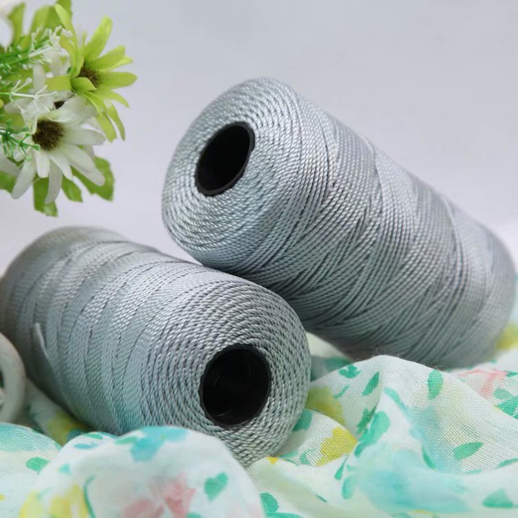 Picture of Gold thread mixed strand bright silk thread handmade diy crochet sweater doll scarf thread coat hand knitting thread factory wholesale