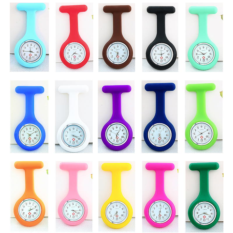 Picture of Factory Direct Sales New Silicone Band Wholesale Male and Female Nurse Watch Advertising Gift Hanging Watch Hot Selling Chest Watch Dropshipping
