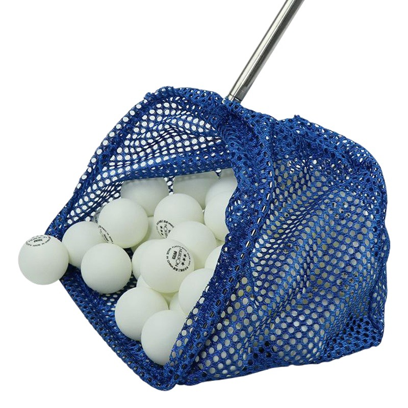Huisheng Portable Retractable and Foldable Table Tennis Ball Pickup Net and Ball Server with Snap-On Design