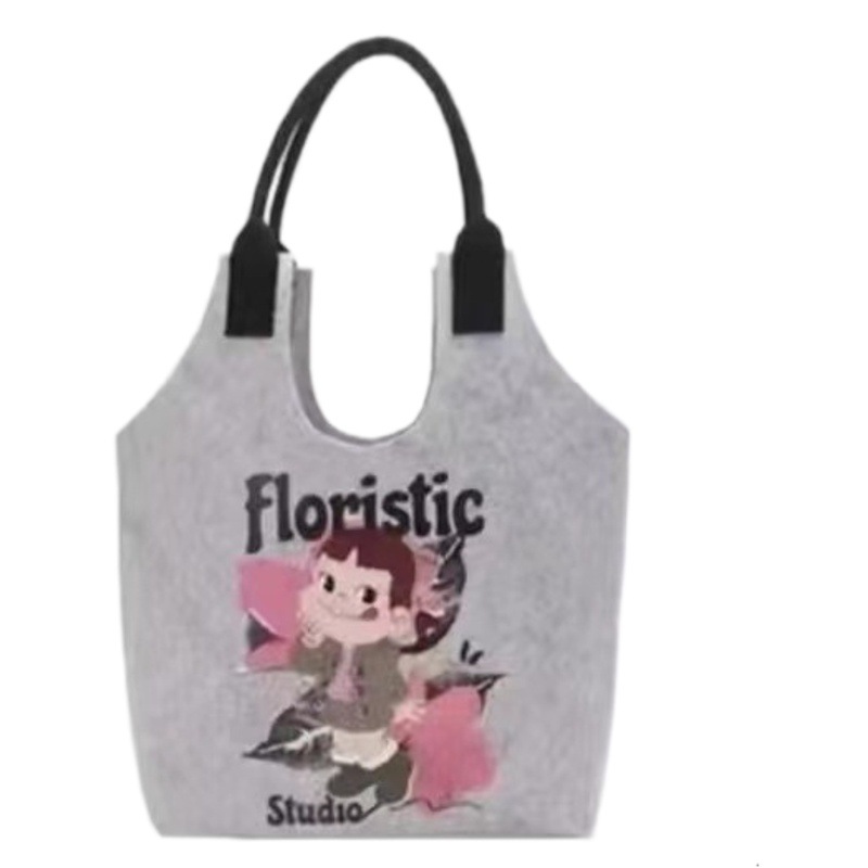 New handbag women's handbag hand bag large capacity open fashion felt shopping bag