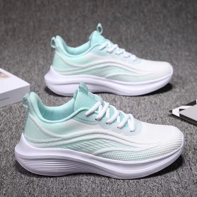 Women's Shoes Spring and Summer 2024 New Flying Weaving Casual Shoes Women's Breathable Comfortable Mesh Women's sneaker Shoes
