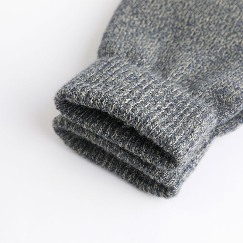 Picture of Knitted Gloves Autumn fleece-lined Thickened Touch Screen Knitted Riding Cold-proof Non-slip Offset Printing Winter Warm Gloves