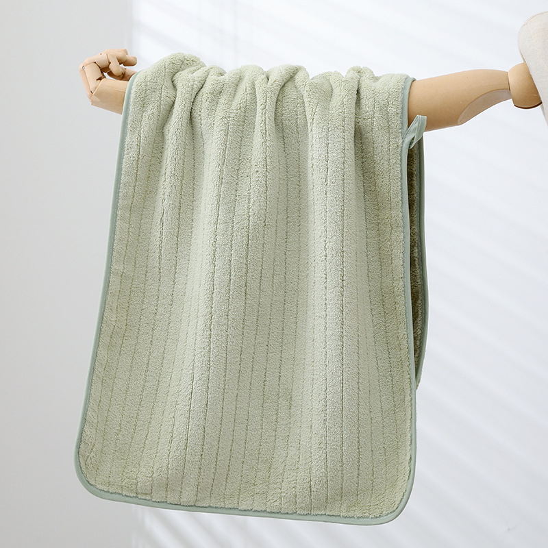 Picture of Towel wholesale factory thickened adult household coral fleece towel soft absorbent one-piece delivery shake fast same style