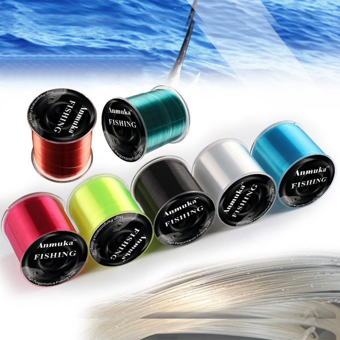 500m Nylon Fishing Line Rock Fishing Line Sea Fishing Line Single Strand Lure Fishing Line Casting Rod Line