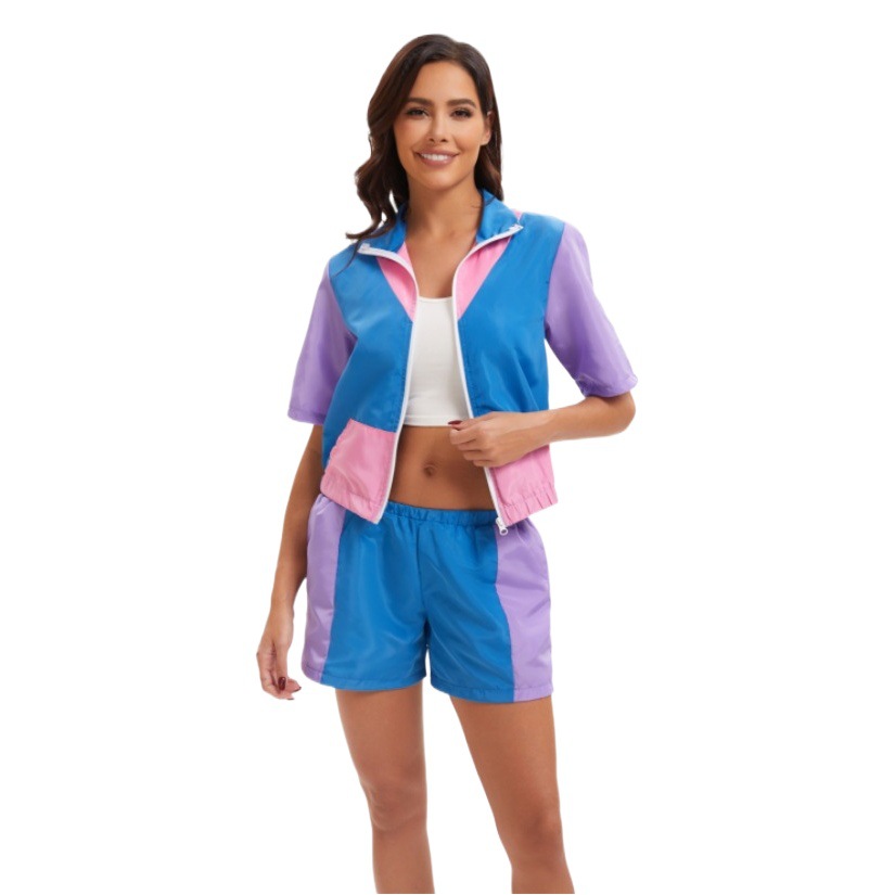 Halloween retro disco 70s couple wear hippie dance hip hop cosplay stage performance clothing