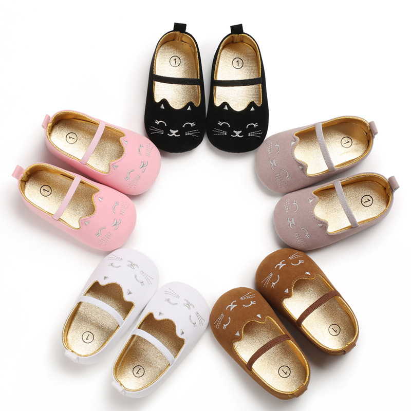 Spring and Autumn 0-1 Year Old Baby Toddler Shoes Soft Bottom Breathable Baby Shoes Cartoon Casual Shoes