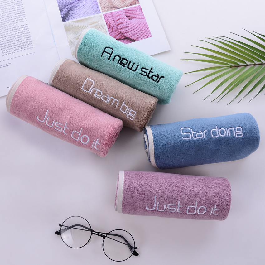 Youth pie big towel stall absorbent face towel company group purchase welfare embroidery gift towel factory wholesale