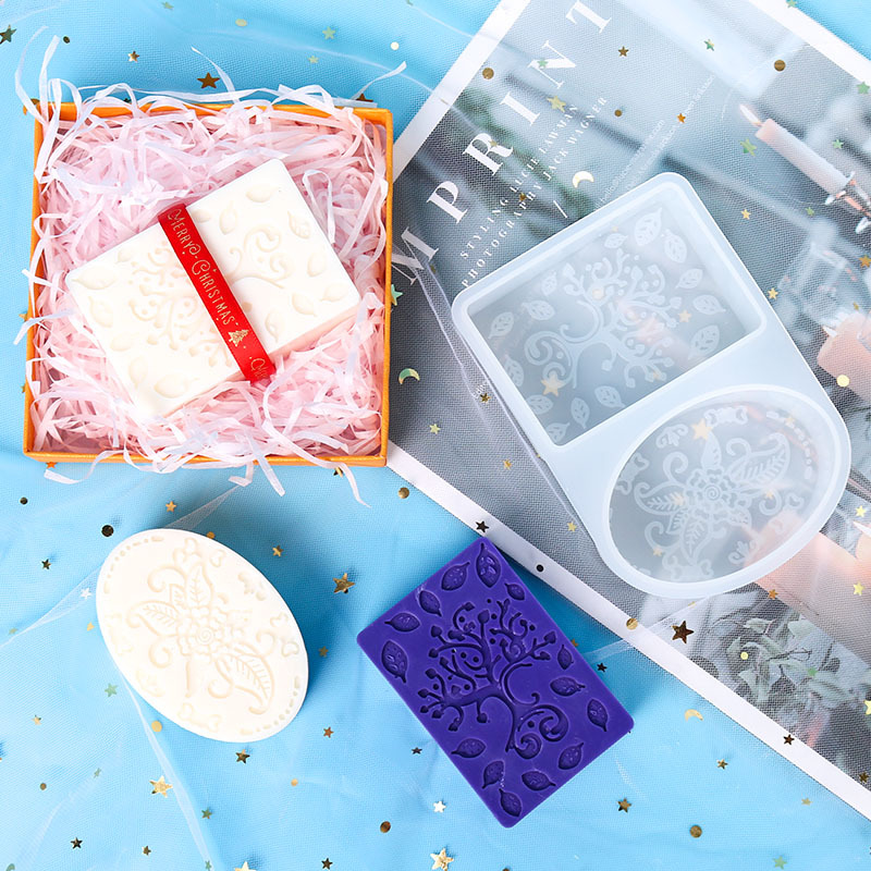 Picture of Exultant Gum Dropping Mould Western Ethnic Pattern Handmade Soap Silicone Mould High-grade Gift Soap for Gift