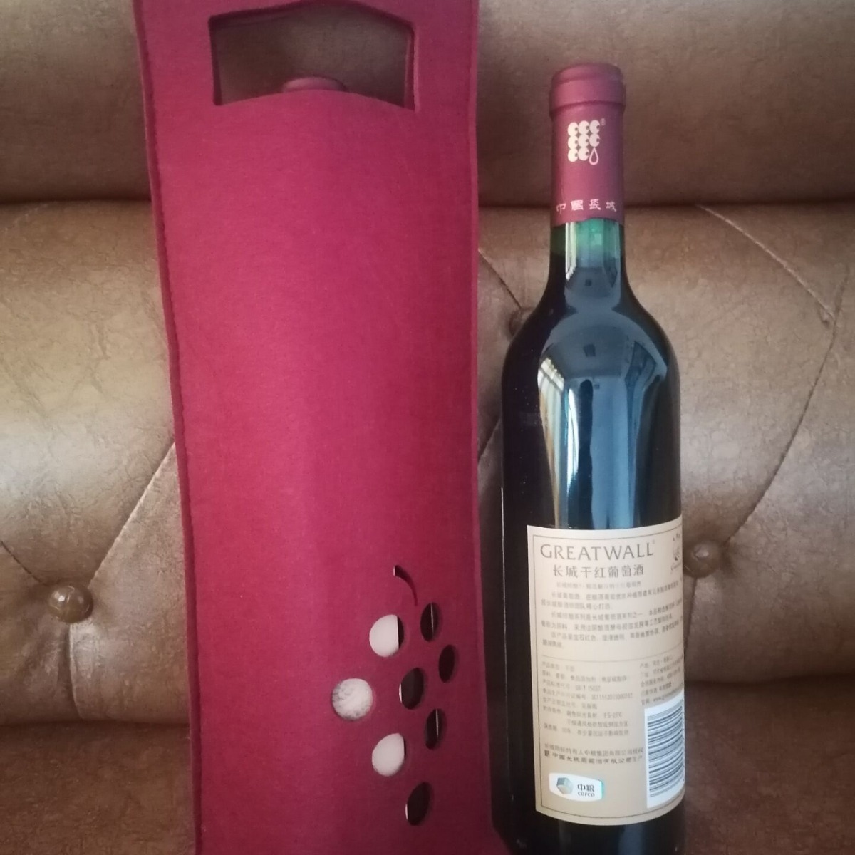Wholesale Felt Red Wine Handbag Wine Gift Bag Single Double Packaging Bag Thickened Felt Bag