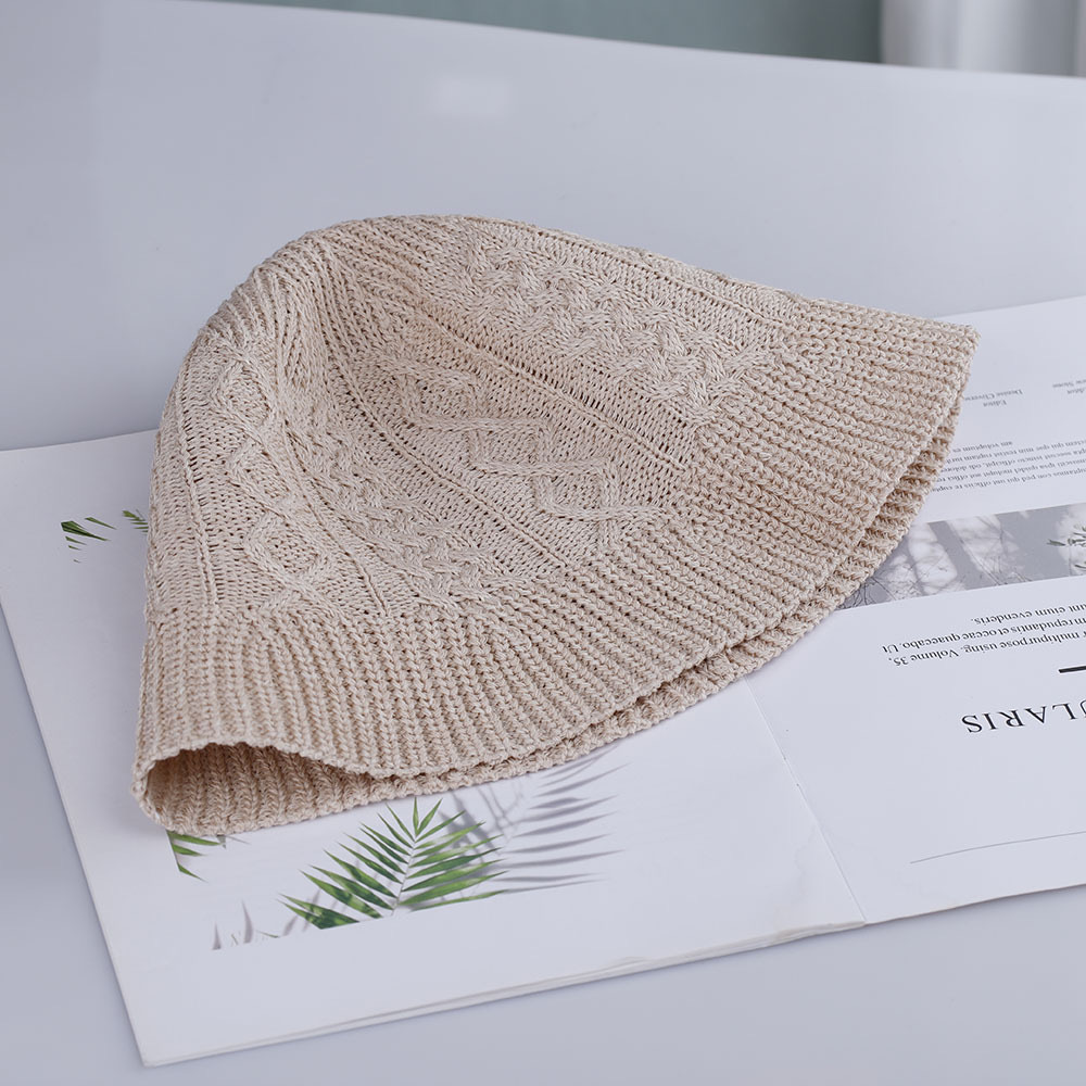 Picture of Fisherman Hat Women's Spring and Summer New Arrival Women's Lace Fashionable Japanese Bucket Hat Simple Sunscreen Hat Showface Small Basin Hat