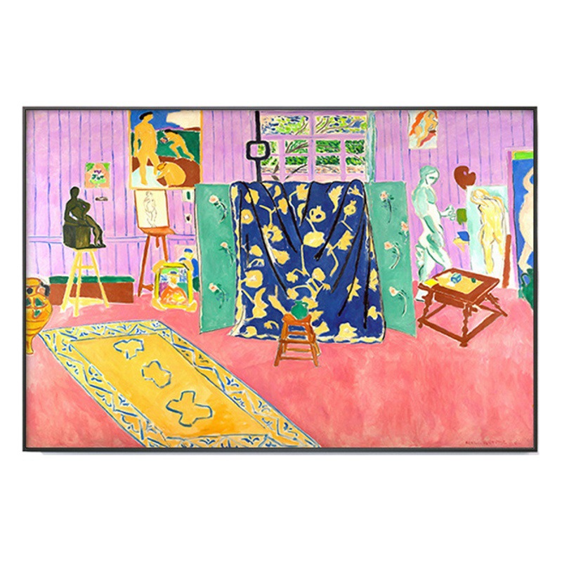 Fauvism Abstract Art Matisse Decorative Painting Nordic Living Room Model Room Niche Hanging Painting Restaurant Bedroom Mural Painting
