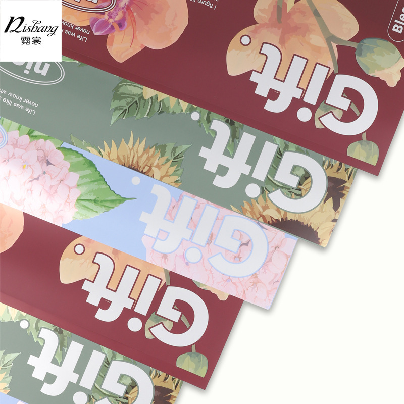 Waterproof Korean-style big flower wrapping paper plastic thickened pearl film flower wrapping paper rose bouquet wrapping paper material
