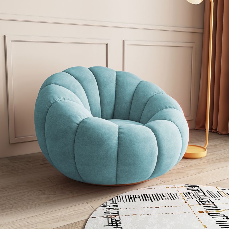 Picture of Internet celebrity pumpkin lazy sofa, single and double sofa chair, lambswool sofa balcony, swivel lounge chair, can lie down and sleep