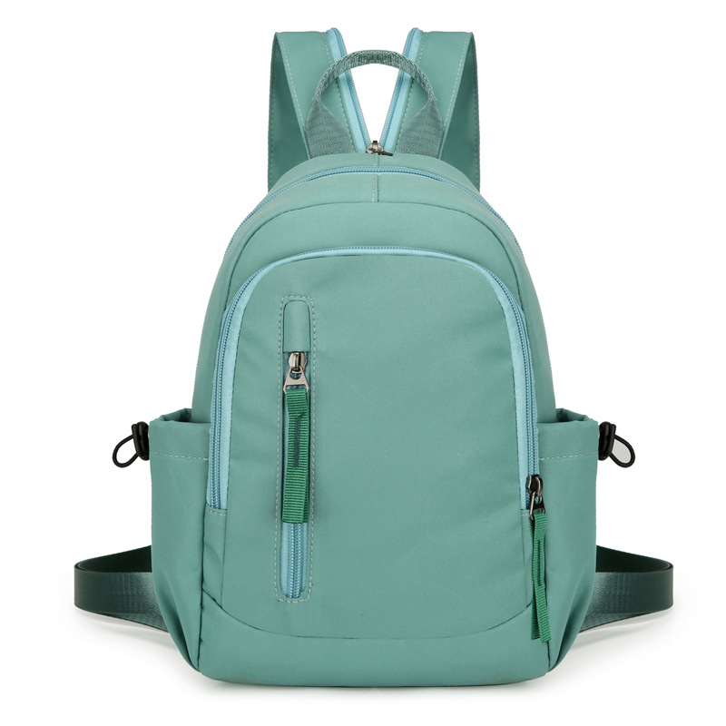 Picture of Casual all-match chest bag fashionable waterproof nylon cloth bag trendy outdoor shopping handbag multi-functional backpack
