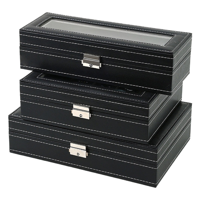 Watchbox Leather Watch Storage Box, Upgraded Mechanical Watch Box for Boys and Girls, Digital Watch Box