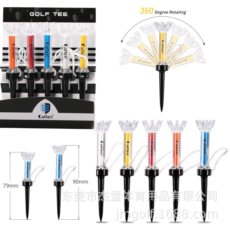 Golf Spikes Magnetic Ball Needle Ball Holder Tee 79-90mm 5 Pieces/Package Store Accessories Portable