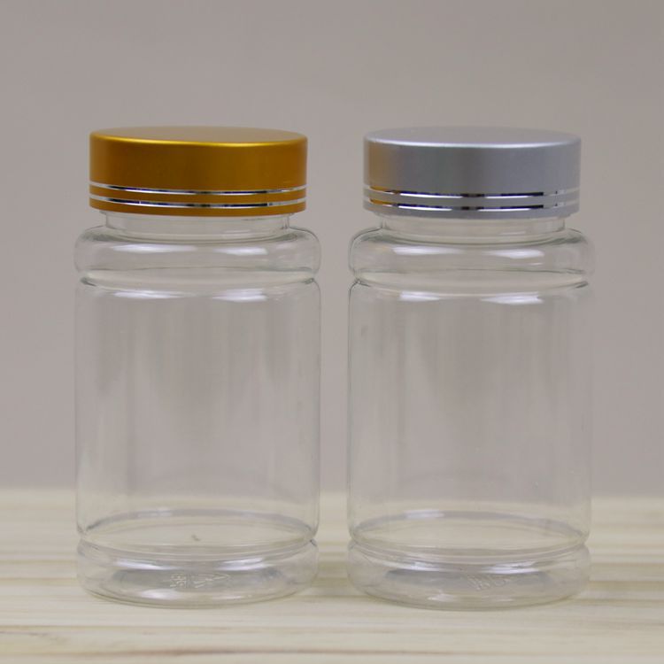 In stock thickened 150mlPET plastic bottle metal cap bottle health care brand sub-bottle