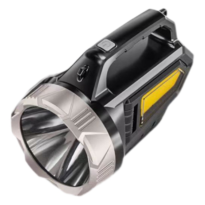 Led Solar Searchlight Satchel Flashlight Rechargeable Home Outdoor Strong Light Ultra-Long High Power Long Shot