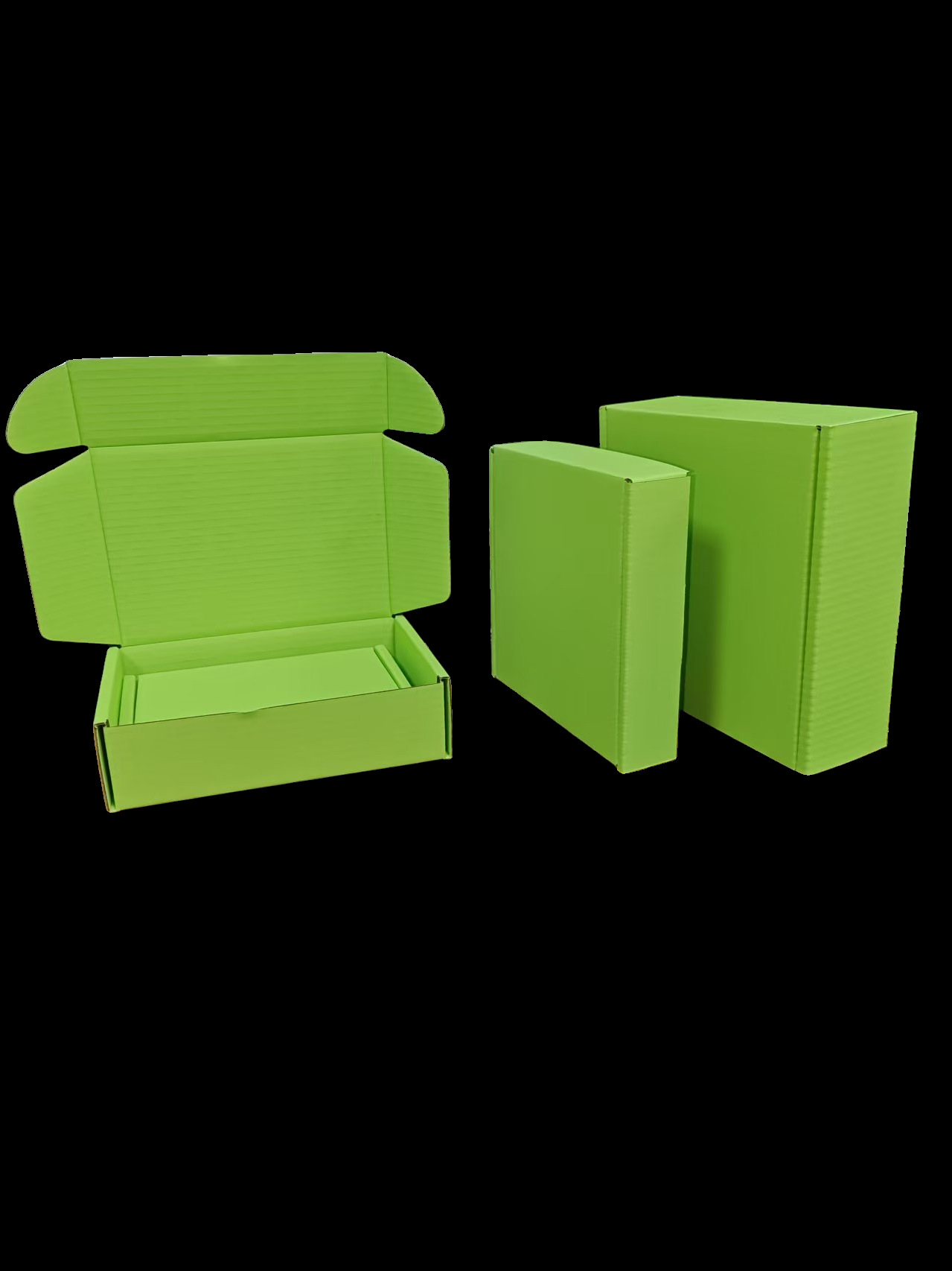 Picture of Matcha green color flying machine box special hard packaging box cross-border e-commerce express logistics clothing jewelry gift box packaging box