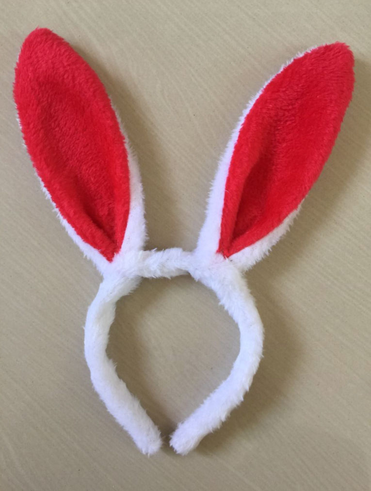 Picture of Easter Bunny Ears Headband Sequined Easter Bunny Plush Bunny Girl Small Animal Headband Props