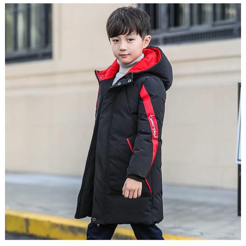 Picture of Boys' cotton-padded coat 2021 New Korean style baby mid-length cotton-padded coat children's winter clothes children's thickened cotton-padded coat