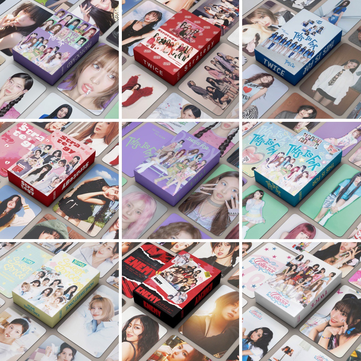 Rabbit Integration Link 55 Twice Small Cards Karina Sana Album Small Cards Postcards Lomo Cards