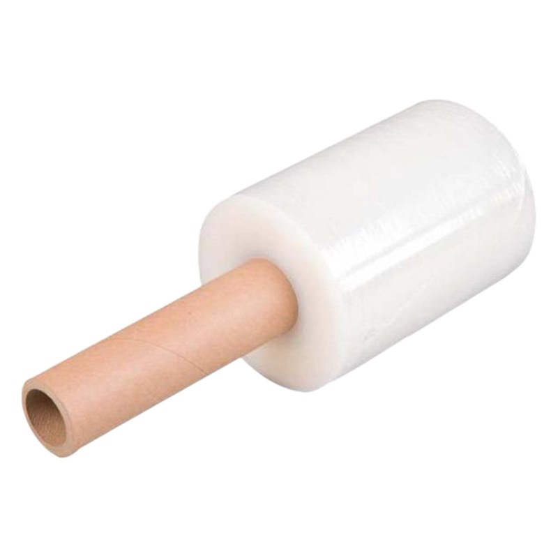 Manufacturer Supplies Transparent Stretch Film Pe Hand Stretch Film Takeaway Packaging Film 10cm Item Wrapping Film