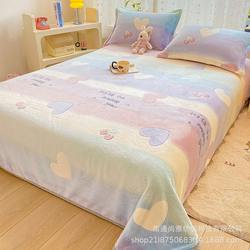 Picture of Blanket Coral Fleece Cover Blanket Flannel Blanket Cartoon Sofa Blanket Single Bed Sheet Single Air Conditioning Nap Blanket Quilt