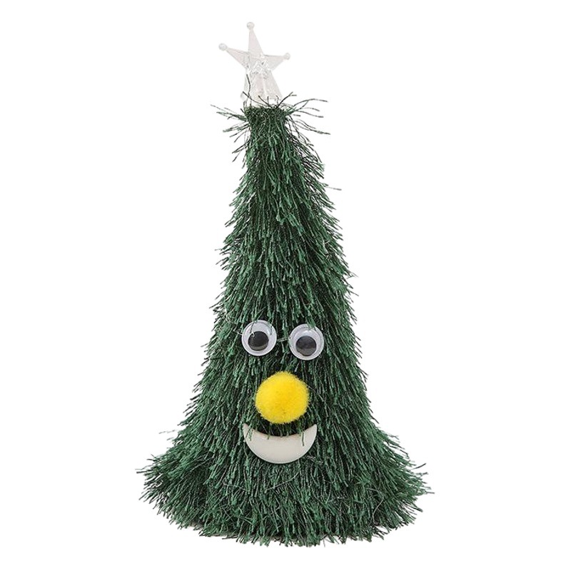 Electric 6-inch swing Christmas tree Christmas hat children's toy stall wholesale nightclub fashion hat Christmas gift