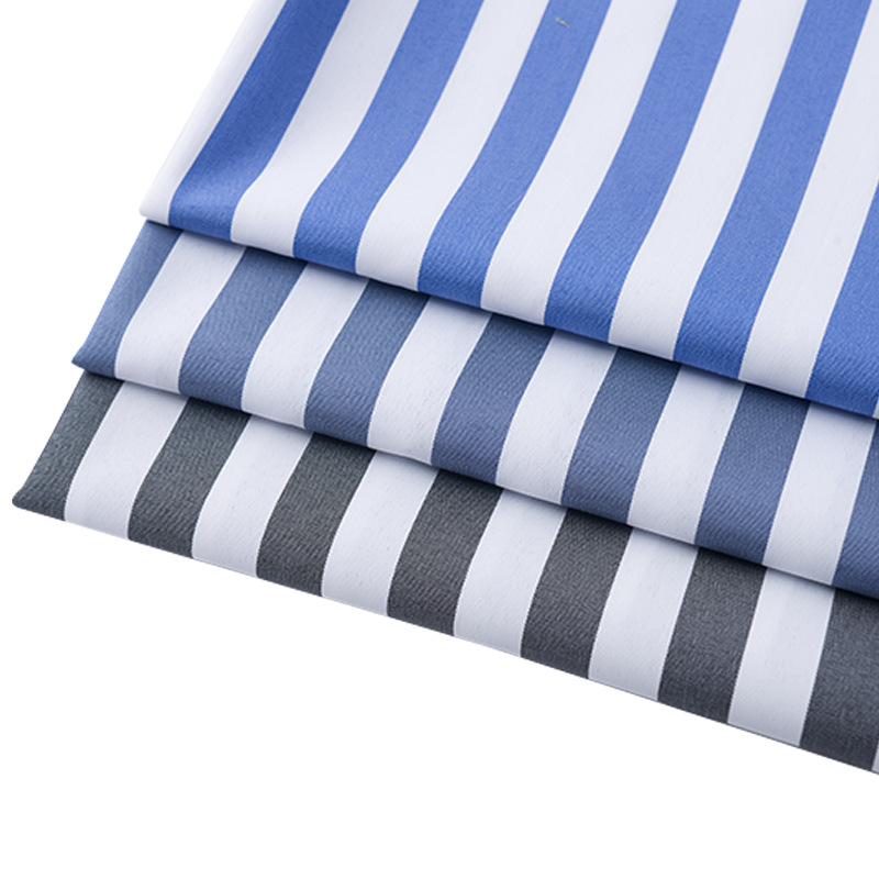 Picture of Polyester Coarse Striped Yarn-dyed Fabric Striped Shirt Fabric Polyester Fine Strip Cloth Clothing Shoes Table Tablecloth Luggage Cloth