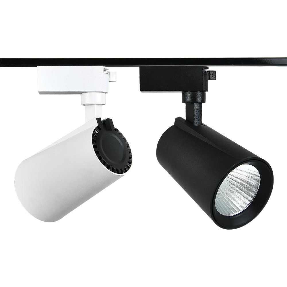 LED commercial lighting 20W boom rail spotlights 30W open COB hotel exhibition clothing store track lights